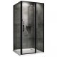 Душевой уголок ABBER Sonnenstrand AG04100BS-S85B 100x85 см профиль чёрный стекло прозрачное