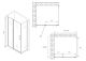 Душевой уголок ABBER Sonnenstrand AG04100BS-S85B 100x85 см профиль чёрный стекло прозрачное