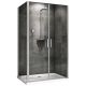 Душевой уголок ABBER Sonnenstrand AG04100C-S85 100x85 см профиль хром стекло прозрачное