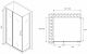 Душевой уголок ABBER Sonnenstrand AG04100MS-S90M 100x90см хром