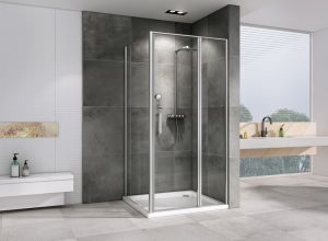 Душевой уголок ABBER Sonnenstrand AG04100S-S75 100x75см хром