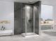 Душевой уголок ABBER Sonnenstrand AG04100S-S85 100x85 см профиль хром стекло прозрачное