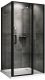 Душевой уголок ABBER Sonnenstrand 110x70см чёрный AG04110BS-S70B