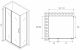 Душевой уголок ABBER Sonnenstrand AG04110MS-S85M 110x85см хром