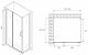 Душевой уголок ABBER Sonnenstrand 120x70см чёрный AG04120BS-S70B