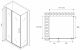 Душевой уголок ABBER Sonnenstrand AG04120S-S75 120x75см хром