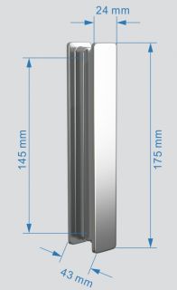 Душевой уголок ABBER Sonnenstrand 100x100см хром AG07100-S100