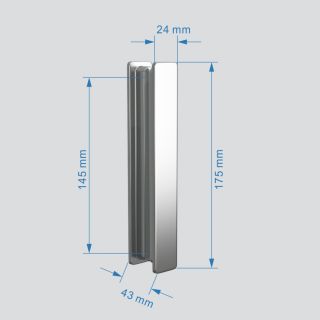 Душевой уголок ABBER Sonnenstrand AG07090-S85 90x85 см профиль хром стекло прозрачное