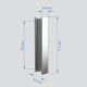 Душевой уголок ABBER Sonnenstrand AG07090-S85 90x85 см профиль хром стекло прозрачное