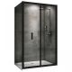 Душевой уголок ABBER Sonnenstrand AG07100B-S85B 100x85 см профиль чёрный стекло прозрачное