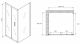 Душевой уголок ABBER Sonnenstrand 110x70см хром AG07110-S70
