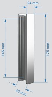 Душевой уголок ABBER Sonnenstrand 110x100см хром AG07110-S100