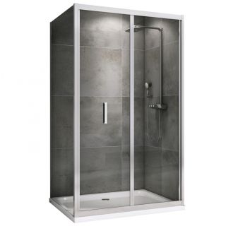Душевой уголок ABBER Sonnenstrand AG07120-S85 120x85 см профиль хром стекло прозрачное