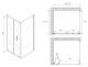 Душевой уголок ABBER Sonnenstrand AG07120B-S75B 120x75см чёрный