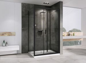 Душевой уголок ABBER Sonnenstrand AG07120B-S80B 120x80см чёрный