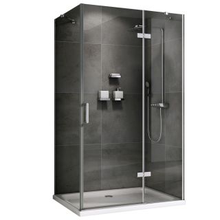 Душевой уголок ABBER Zart AG08090-S71 90x70 см профиль хром стекло прозрачное