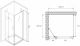 Душевой уголок ABBER Zart 90x90см хром AG08090-S91