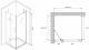 Душевой уголок ABBER Zart 120x90см хром AG08120-S91