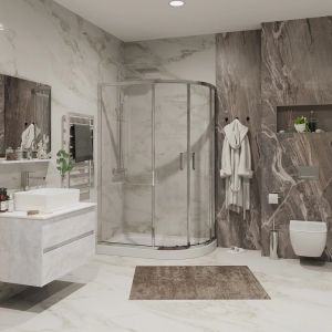 Душевой уголок Niagara NG-6621-08 120x80см хром/прозрачное