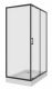 Душевой уголок Niagara NG-6812-08 BLACK 120x80см чёрный/прозрачное