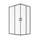 Душевой уголок VagnerPlast VPSC120100185TA1BL 120х100 см черный