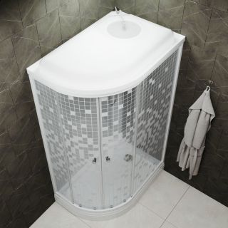 Душевая кабина Triton Коралл А 120x80 см, правая, низкий поддон (ДН4) Душевая кабина Triton Коралл А 120x80 см, правая, низкий поддон (ДН4)