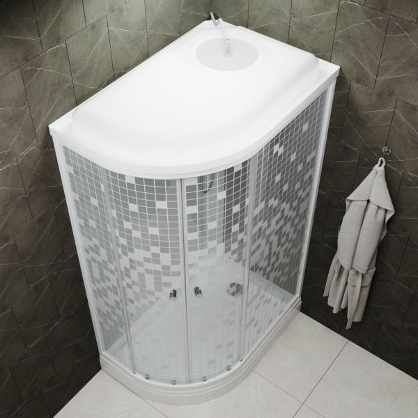 Душевая кабина Triton Коралл А 120x80 см, правая, низкий поддон (ДН4) Душевая кабина Triton Коралл А 120x80 см, правая, низкий поддон (ДН4)