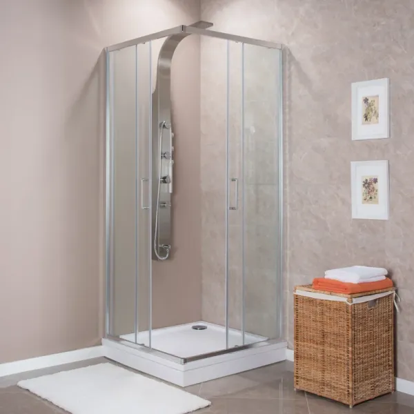 Душевой уголок Aquanet Alfa Cube NAA1142 168416 90x90 см стекло прозрачное профиль хром