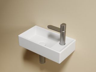 Раковина подвесная Ceramicanova Элемент (Element) CN6051LMW 41 см белый матовый