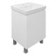 Тумба с раковиной Azario Мила CS00097990 50 см белый