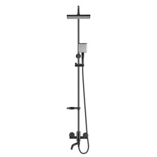 Душевая стойка Swedbe Hermes 5132B со смесителем для ванны чёрный Душевая стойка Swedbe Hermes 5132B со смесителем для ванны чёрный