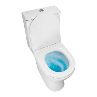 Унитаз-компакт Azario Mist AZ-45T безободковый торнадо белый