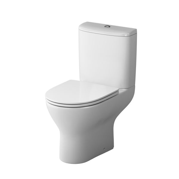 Унитаз компакт Damixa Luna DX46C8600SC с бачком и сиденьем Микролифт