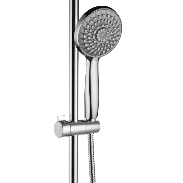 Душевая стойка Swedbe Hermes 5129G1 со смесителем для ванны хром/серый Душевая стойка Swedbe Hermes 5129G1 со смесителем для ванны хром/серый