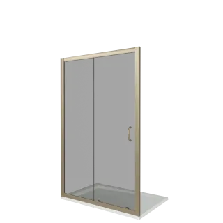 Душевое ограждение Good Door JAZZE WTW-140-B-BR бронза