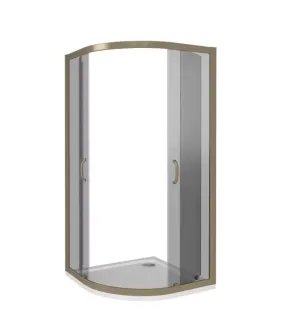 Душевое ограждение Good Door JAZZE R-100-B-BR бронза