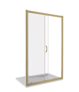 Душевое ограждение Good Door JAZZE WTW-130-C-G золото
