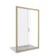 Душевое ограждение Good Door JAZZE WTW-130-C-G золото