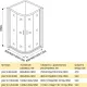 Душевое ограждение Good Door Jazz R-90-C-G 90*90 профиль золото, стекло прозрачное
