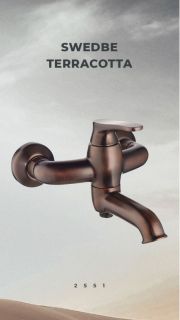 Смеситель для ванны Swedbe Terracotta 2551 бронза Смеситель для ванны Swedbe Terracotta 2551 бронза