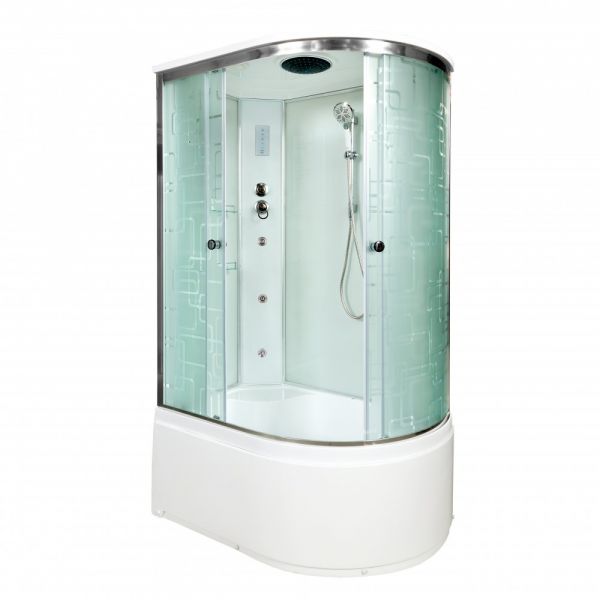 Душевая кабина Deto ЕМ4511 L с гм. и эл. 110х80х220 см