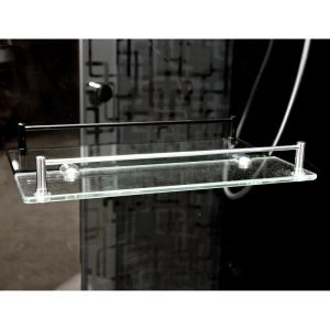 Душевая кабина Deto BМ1590 LED BLACK 90х90х220 см