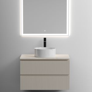 Столешница для ванной комнаты Sancos TT80A2X 80см с отверстием под смеситель kreman
