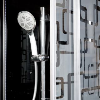 Душевая кабина Deto BМ1510 с электрикой BLACK 100х100х220 см Душевая кабина Deto BМ1510 с электрикой BLACK 100х100х220 см