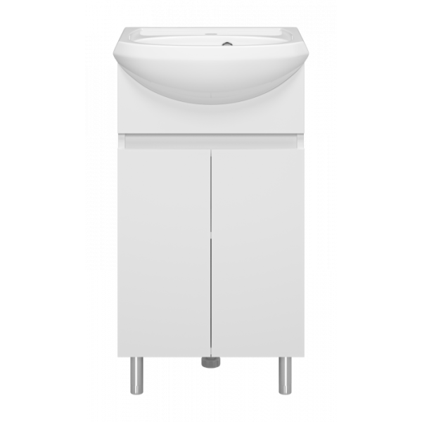 Напольная тумба под раковину Misty Амур Э-Аму01045-021Эл 43.6 см белый