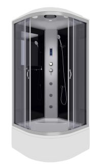 Душевая кабина Niagara NG-2507-14F с гидромассажем 80x80см серебро/тонированное Душевая кабина Niagara NG-2507-14F с гидромассажем 80x80см серебро/тонированное
