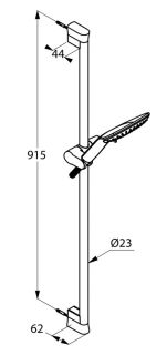 Душевой гарнитур Kludi Fizz белый 6774091-00 Душевой гарнитур Kludi Fizz белый 6774091-00