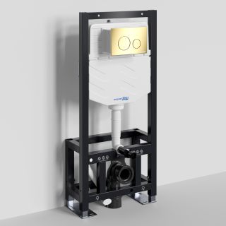 Система инсталляции для унитазов WasserKRAFT Dill 61TLT.010.ME.PG02 с кнопкой смыва