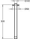 Держатель для душа Jacob Delafon EO E10043-CP 30 см