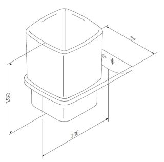 Стакан Am.pm INSPIRE 2.0 A50A34300 Стакан Am.pm INSPIRE 2.0 A50A34300